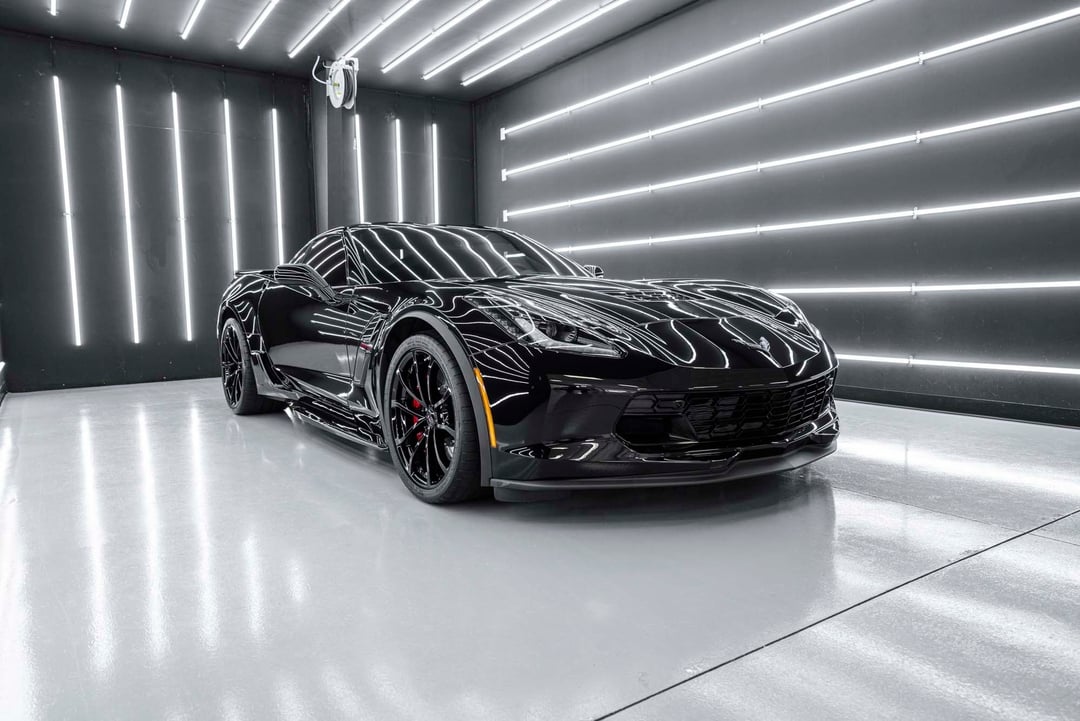 2019 Black Chevy Corvette Grandsport 1