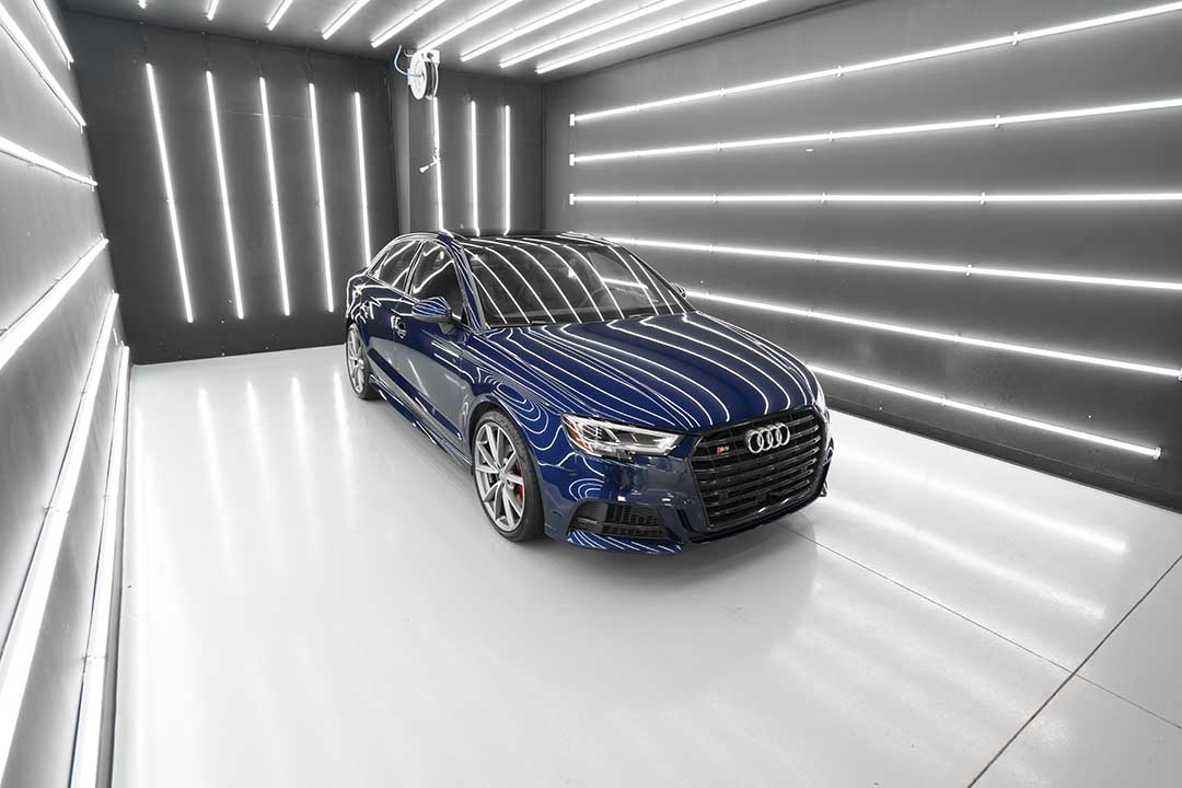 Blue Audi 4